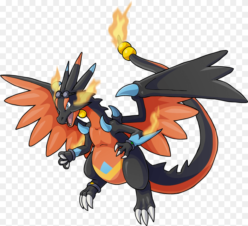 Charizard Mega X Cartoon, Dragon, Animal, Fish, Sea Life Transparent PNG