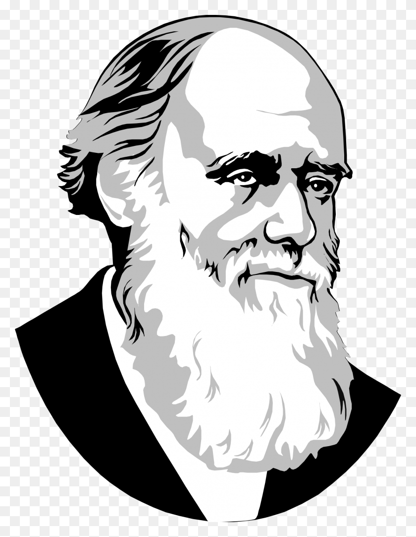 1784x2338 Charked Clipart Charles Darwin Clipart, Face, Person, Human HD PNG Download