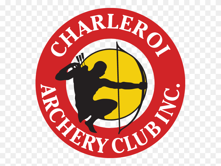 569x569 Charleroi Archery Club Logo Archery Club, Label, Text, Symbol HD PNG Download