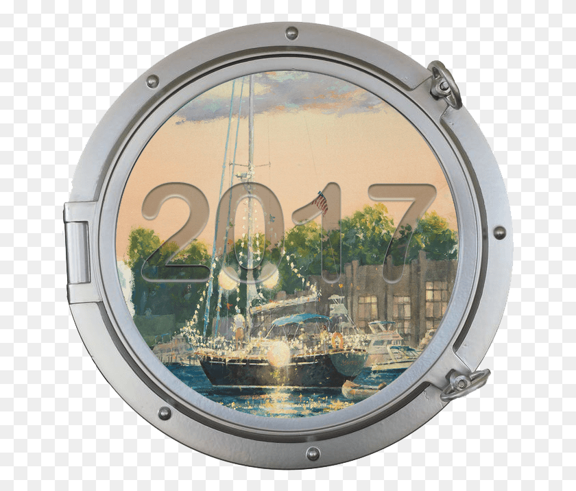 661x656 Charlevoix Venetian Festival Artwork Porthole, Window, Clock Tower, Tower HD PNG Download