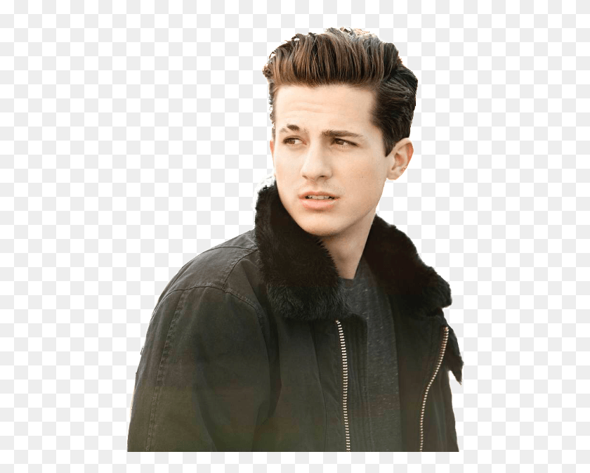 488x613 Charlie Puth Looking Away Charlie Puth, Clothing, Apparel, Coat HD PNG Download