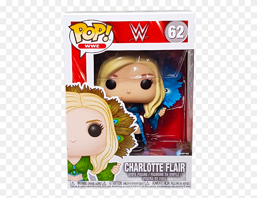 434x588 Charlotte Flair Blue Us Exclusive Pop Vinyl Figure Charlotte Flair Funko Pop, Doll, Toy, Poster HD PNG Download