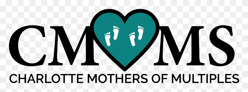 3868x1245 Charlotte Mothers Of Multiples, Heart, Plectrum, Hand HD PNG Download