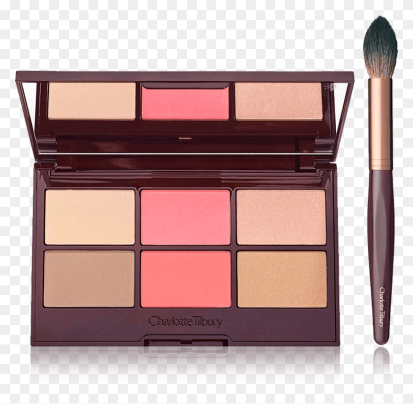 823x803 Charlotte Tilbury Face Palette, Paint Container, Mailbox, Letterbox HD PNG Download