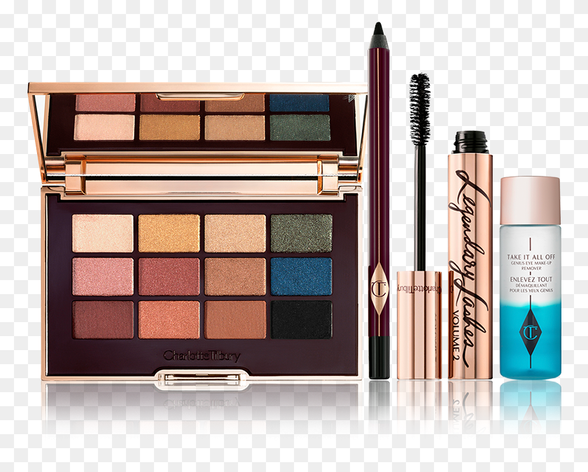 764x614 Charlotte Tilbury The Icon Eyeshadow Palette, Cosmetics, Paint Container HD PNG Download