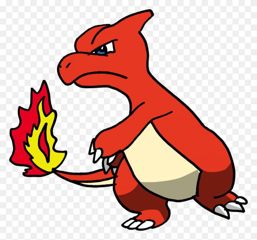 900x835 Charmeleon By Tails19950 Pokemon Vermelho, Animal, Reptile, Lizard HD PNG Download