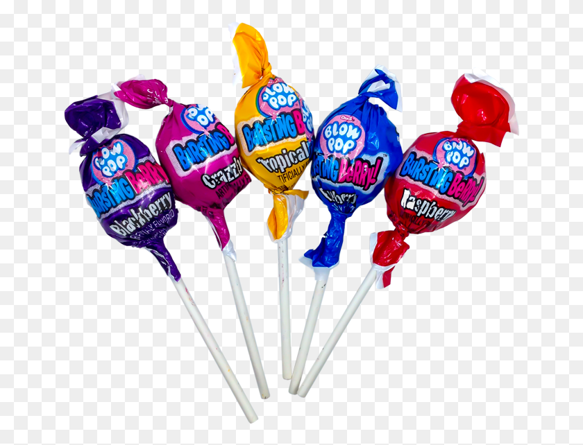 658x582 Charms Blow Pop Bursting Berry 48 Pops Box Lollipop, Food, Candy, Meal HD PNG Download