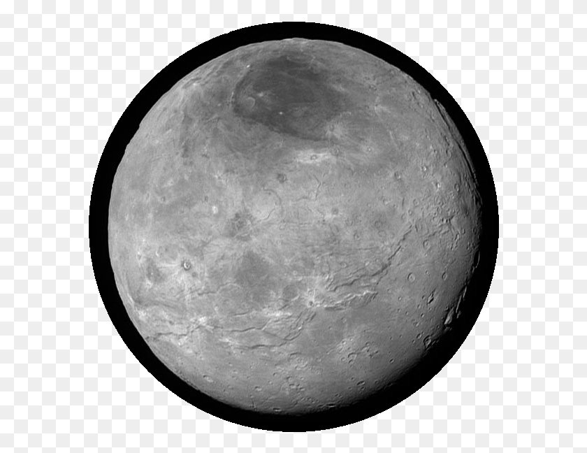 588x588 Харон - Самая Большая Из Пяти Известных Лун Плутона, Луна, Космическое Пространство, Ночь Hd Png Скачать
