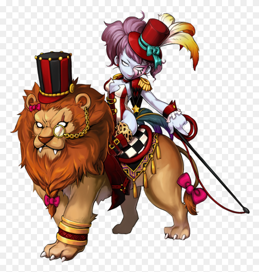 800x845 Chase Clipart Lion Grand Chase Circo Pesadelos, Persona, Humano, Disfraz Hd Png