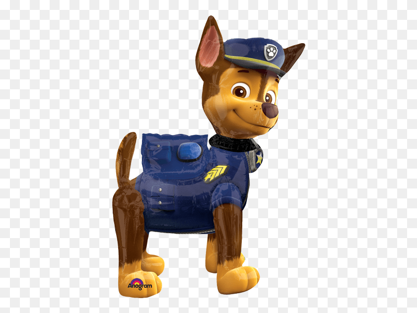 390x571 Chase Paw Patrol Balloon, Toy, Robot, Outdoors HD PNG Download