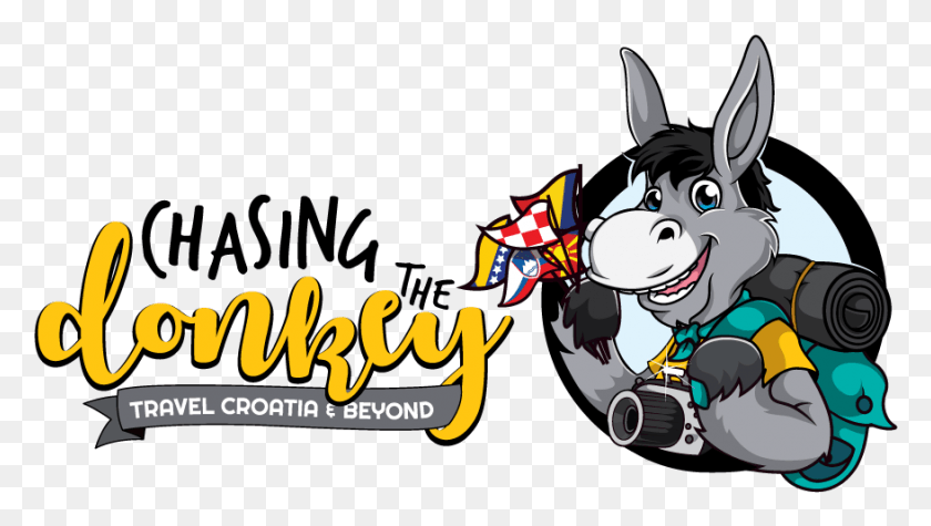 877x467 Chasing The Donkey, Graphics, Label HD PNG Download