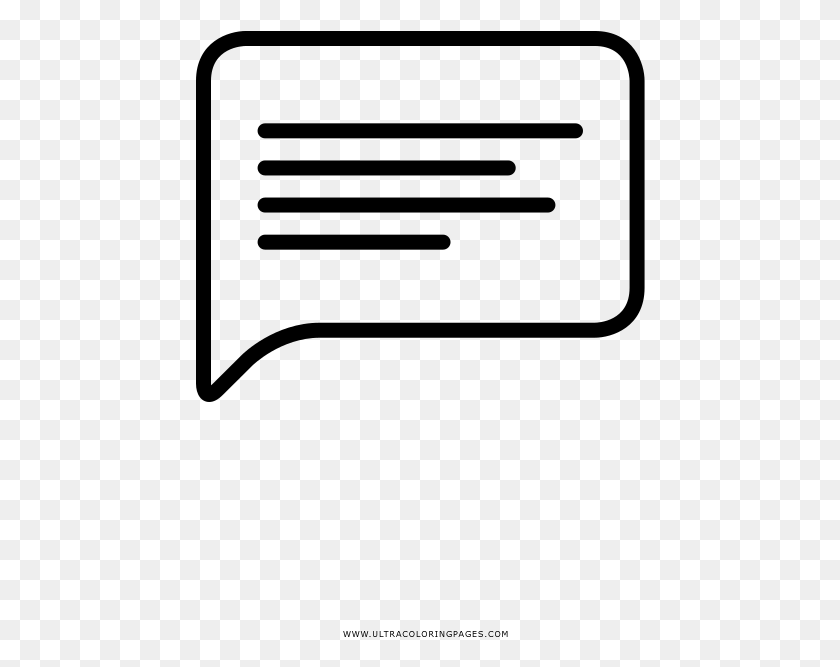 450x607 Chat Bubble Coloring, Gray, World Of Warcraft HD PNG Download