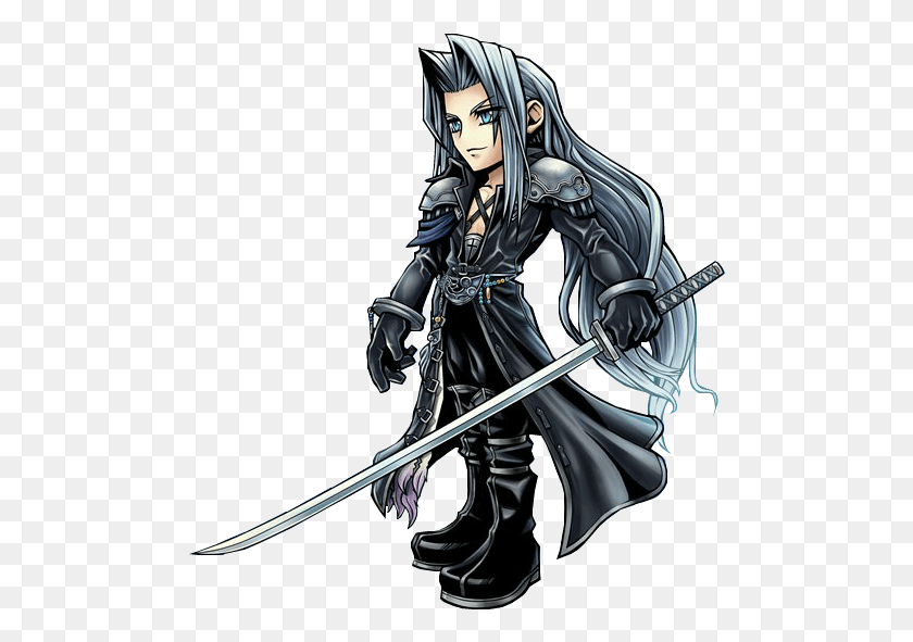 494x531 Chat Has Been Added Scroll Down And Join The Live Discussion Sephiroth Dissidia Opera Omnia, Person, Human, Samurai HD PNG Download