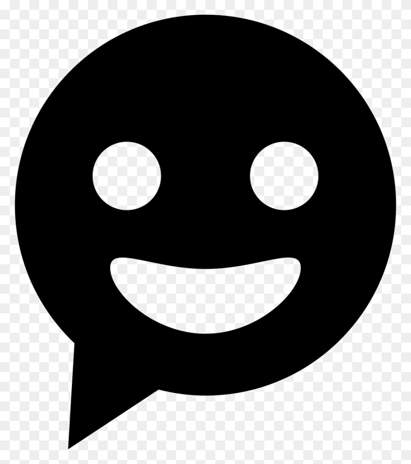 860x980 Chat Smiling Circular Speech Bubble Comments Icon, Stencil, Moon, Outer Space HD PNG Download