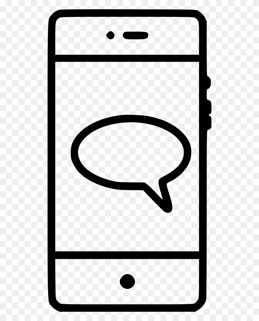 532x980 Chat Talk Bubble Message Comment Says Reply Answer Mobile Phone Case, Label, Text, Stencil HD PNG Download
