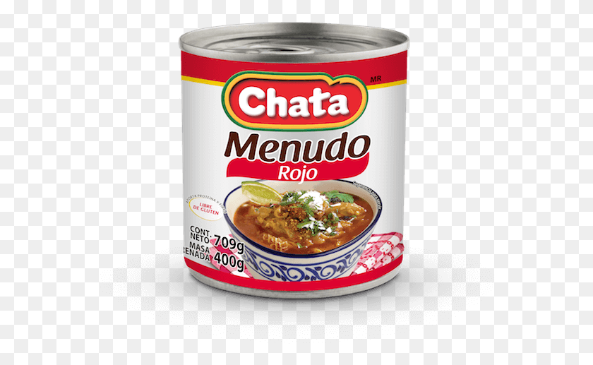 561x457 Chata Menudo Rojo 709g Chata, Tin, Can, Canned Goods HD PNG Download