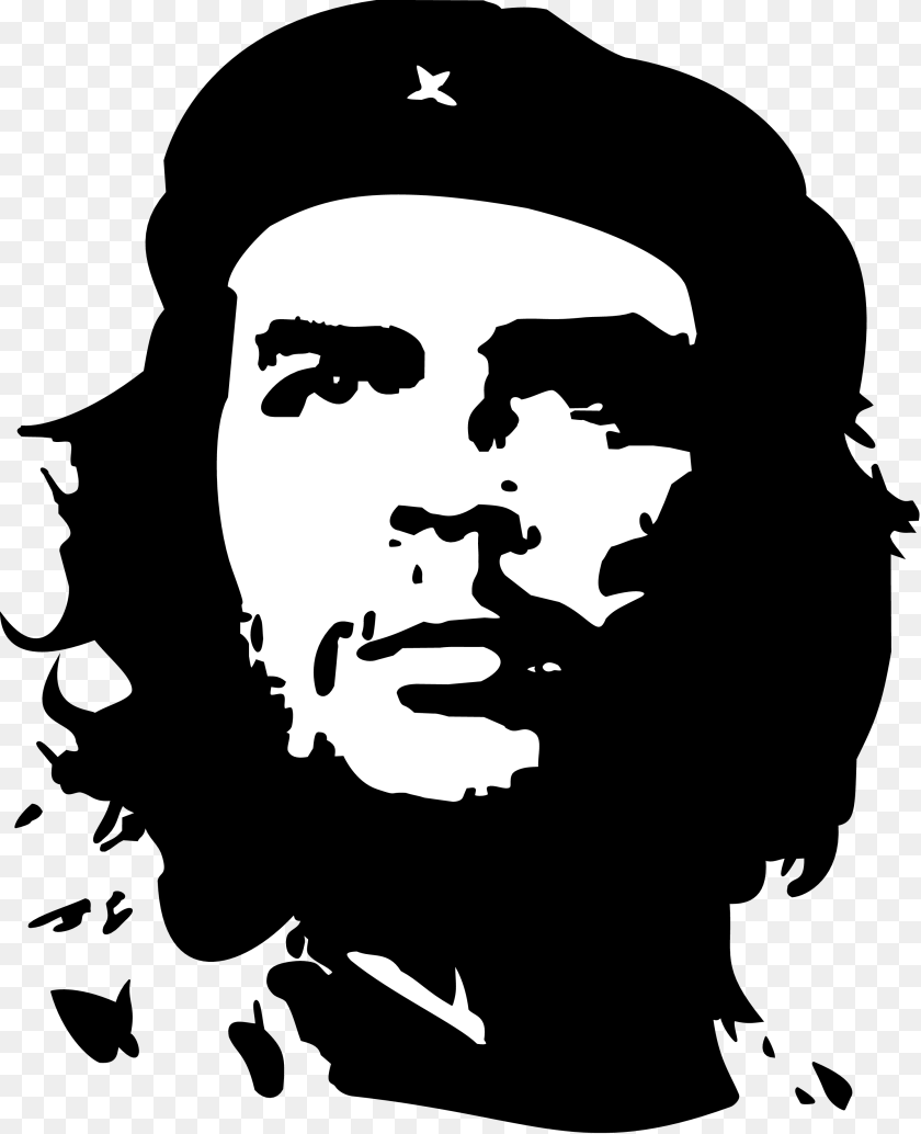 2890x3556 Che Guevara, Stencil, Adult, Male, Man Transparent PNG