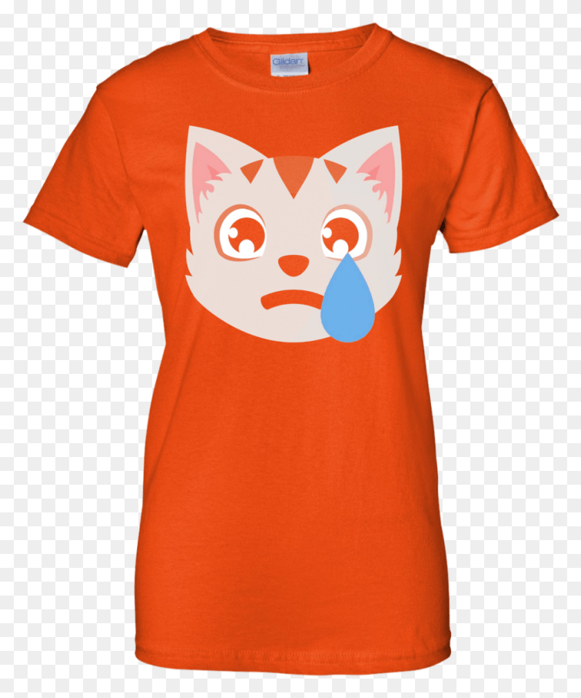 943x1147 Check Awesome Sad Cat Emoji Emoticon Cute T Shirt T Shirt, Clothing, Apparel, T-shirt HD PNG Download