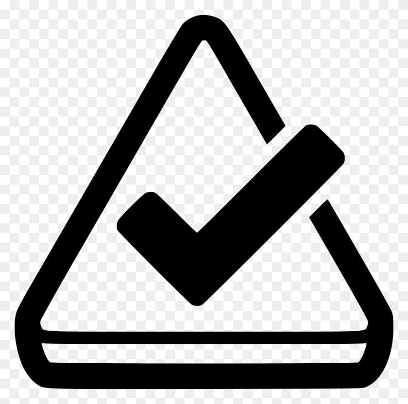 980x970 Check Mark Tick Correct, Symbol, Sign, Triangle HD PNG Download