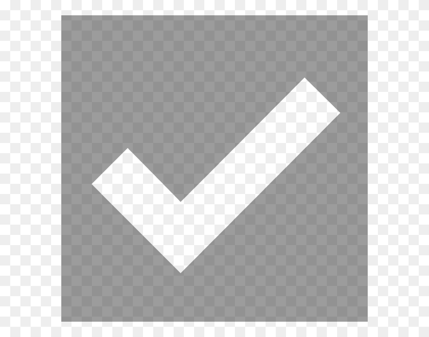 600x600 Check Mark White Tick Icon No Background, Text, Symbol, Alphabet HD PNG Download