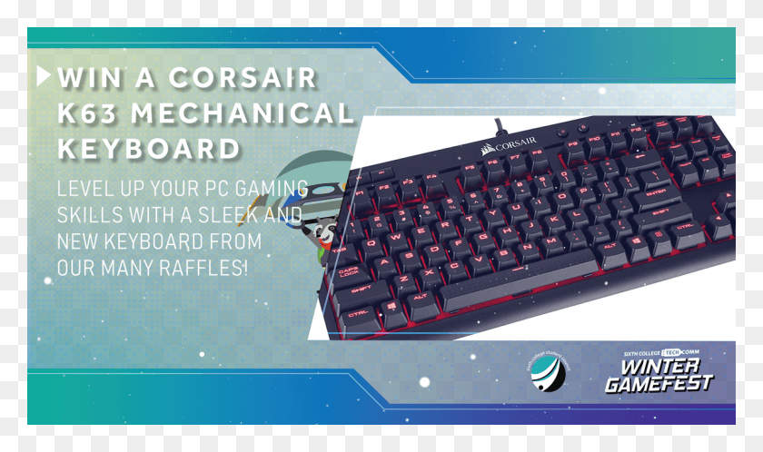 1200x675 Check Out One Of Our Big Raffle Prizes That39s Being Corsair, Computer Keyboard, Computer Hardware, Keyboard HD PNG Download