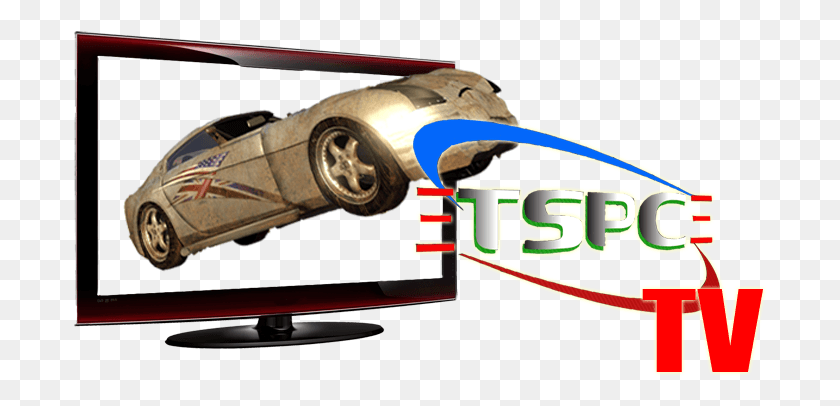 694x346 Check Out The New Tspc Tv System Led Backlit Lcd Display, Car, Vehicle, Transportation HD PNG Download