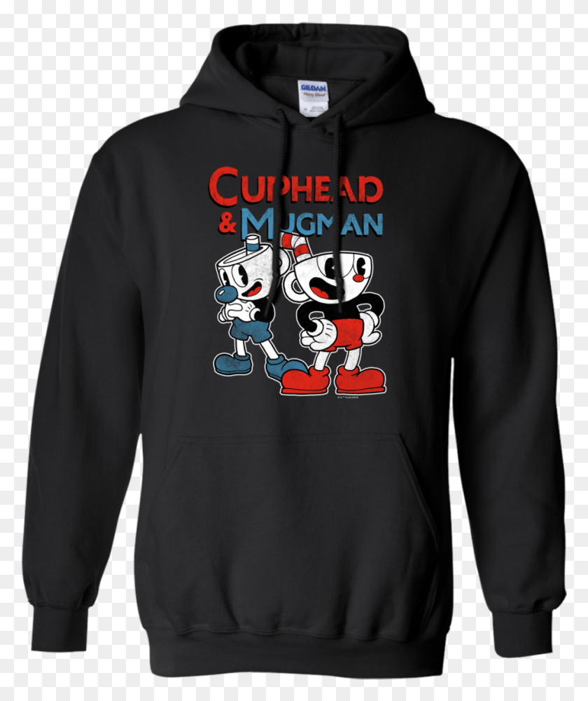 950x1146 Check Out This Awesome Cuphead Amp Mugman Dynamic Duo February 3 Is My Birthday, Clothing, Apparel, Sweatshirt HD PNG Download