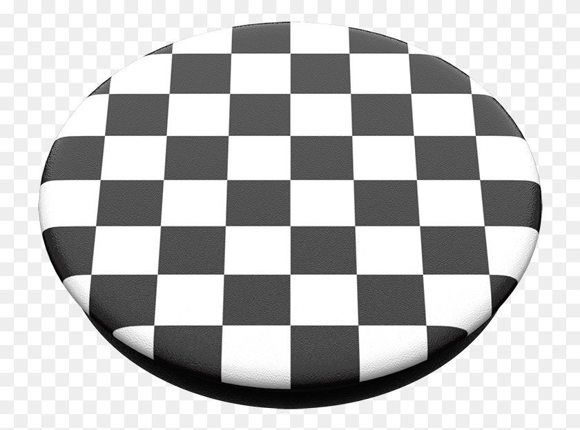 732x563 Checker Black Popsockets Black And White Popsocket, Chess, Game, Tablecloth HD PNG Download
