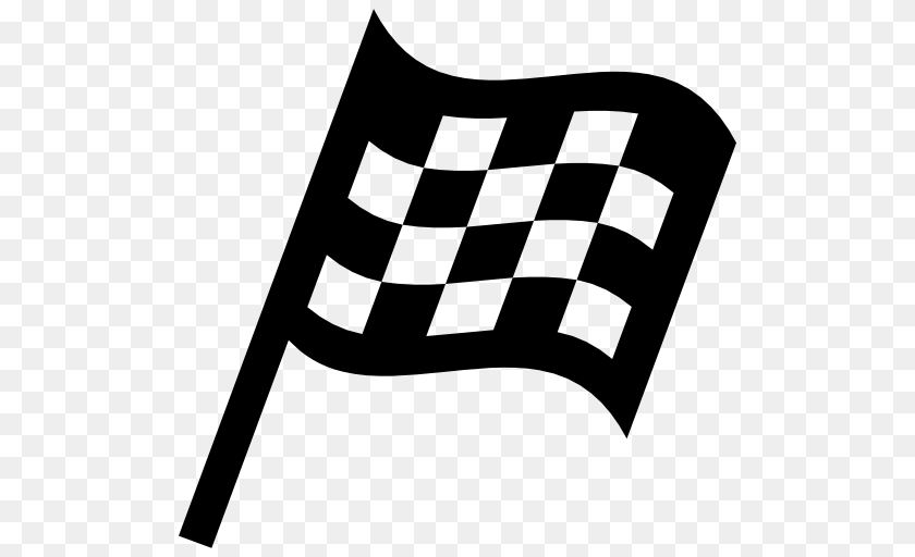 512x512 Checkered Flag Vector, Stencil, Smoke Pipe Sticker PNG