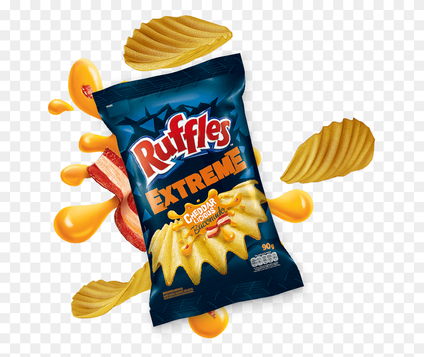 651x647 Cheddar Destaque Ruffles, Food, Candy, Sweets HD PNG Download