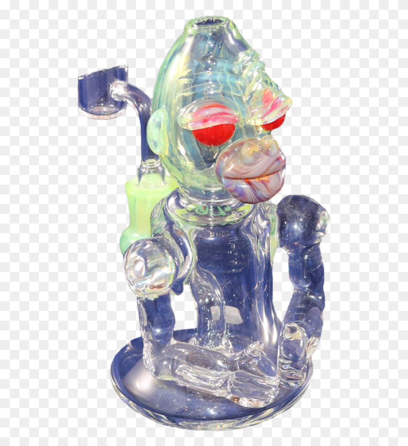 525x858 Cheech Monkey Glass Oil Rig Monkey Dab Rig, Bottle, Jug, Crystal HD PNG Download
