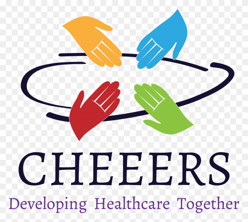 4088x3617 Cheeers Developing Healthcare Together, Hand, Text, Poster HD PNG Download