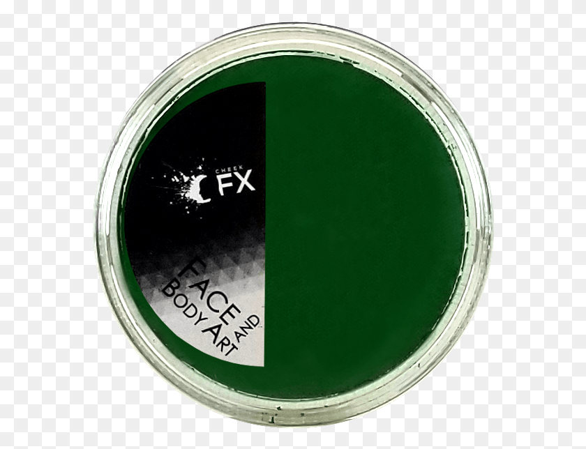 576x584 Cheek Fx Green Face Paint Circle, Label, Text, Sticker HD PNG Download