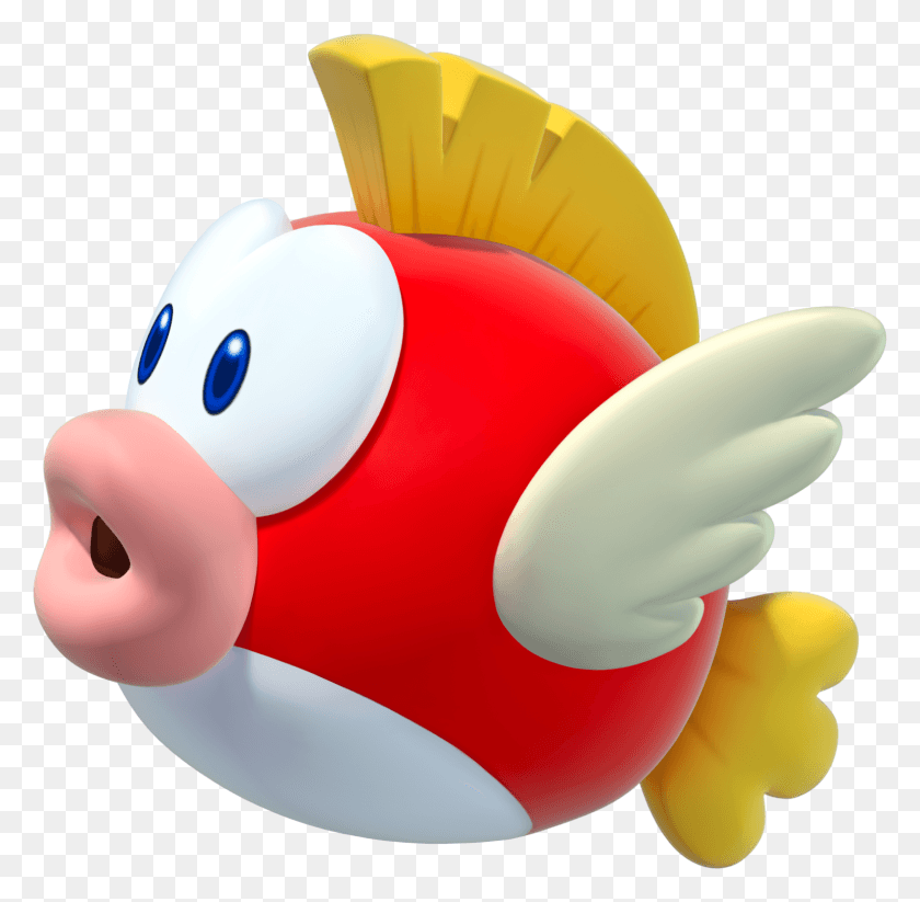 1591x1557 Cheep Cheep New Super Mario Bros U Nsmbu Official Artwork Cheep Cheep Mario, Toy, Fish, Animal HD PNG Download