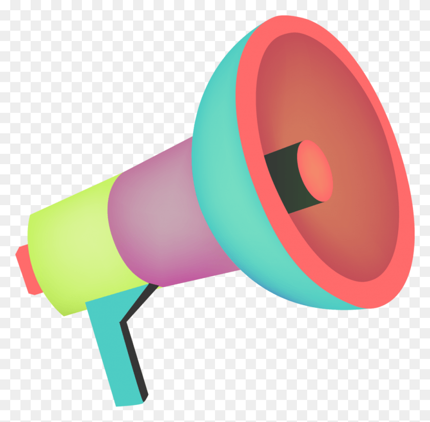 1000x979 Cheer Megaphone, Tape, Toy, Blow Dryer HD PNG Download
