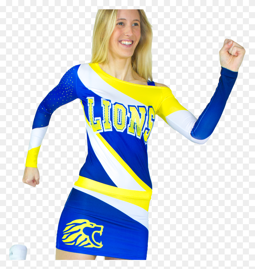 942x1001 Cheer Sport Leipzig Cheerleader Uniforms Lions, Clothing, Apparel, Sleeve HD PNG Download
