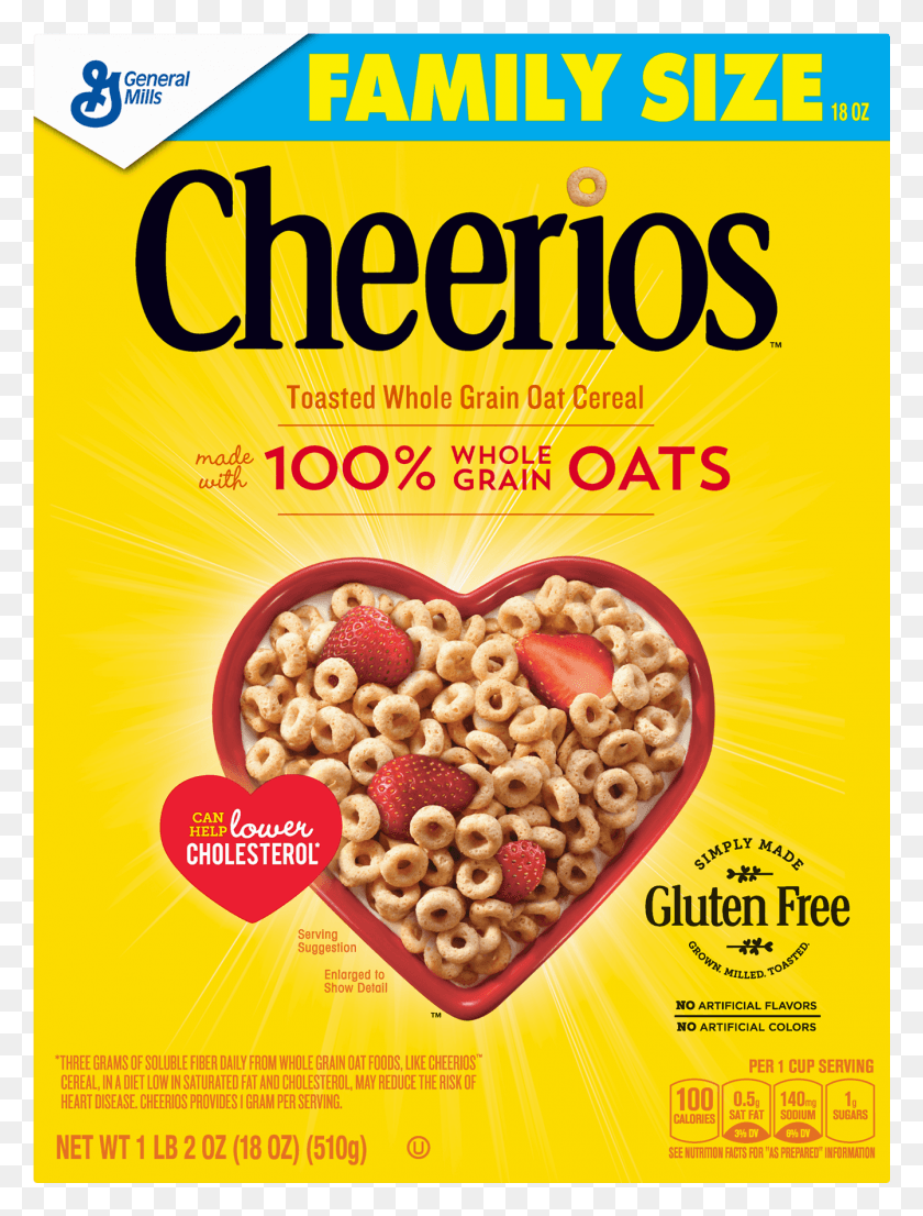 1342x1801 Descargar Png / Cheerios, Publicidad, Cartel, Volante Hd Png