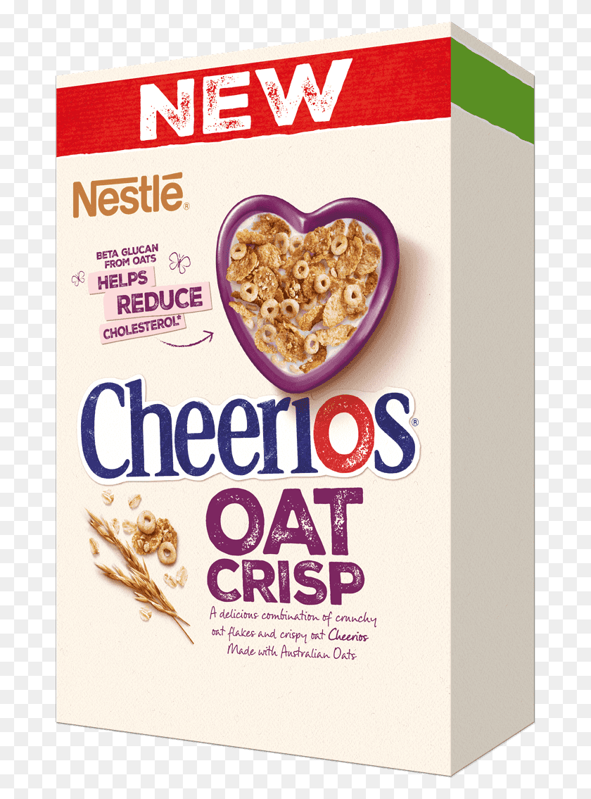 683x1075 Cheerios Oat Crisp Breakfast Cereal Cheerios Oat Crisp Aots With Beta Glucan, Poster, Advertisement, Flyer Descargar Hd Png