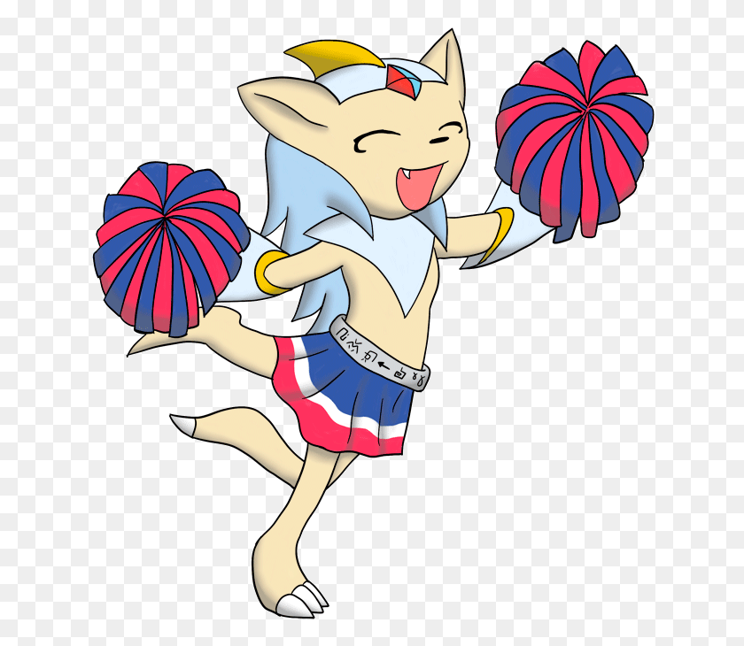 638x670 Cheerleader Cleomon By Caluriri On Clipart Library, Costume, Person, Human HD PNG Download