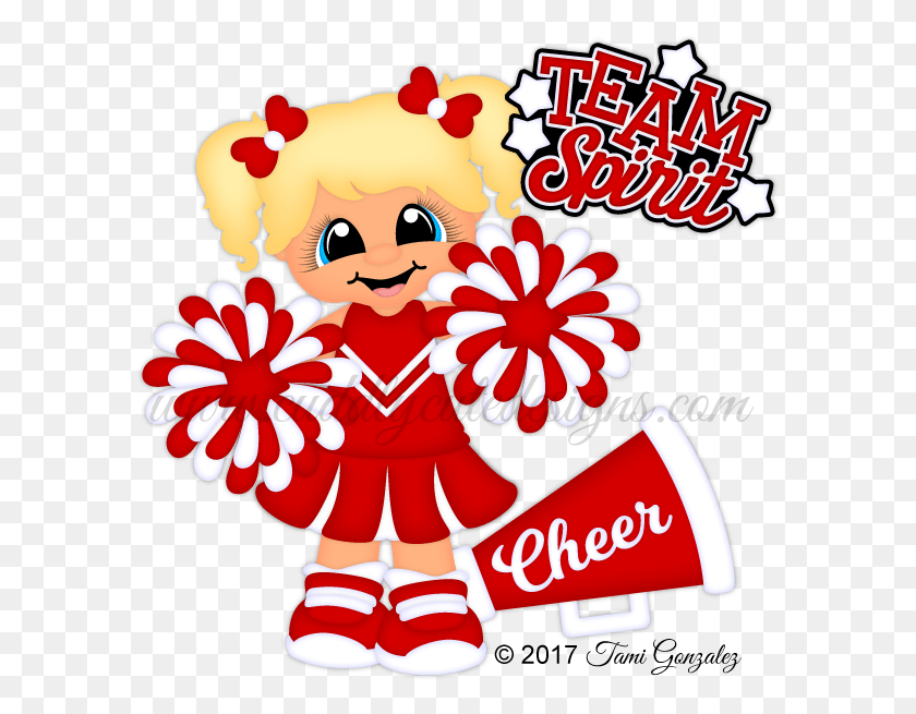 592x595 Cheerleader Cutie, Label, Text, Sticker HD PNG Download