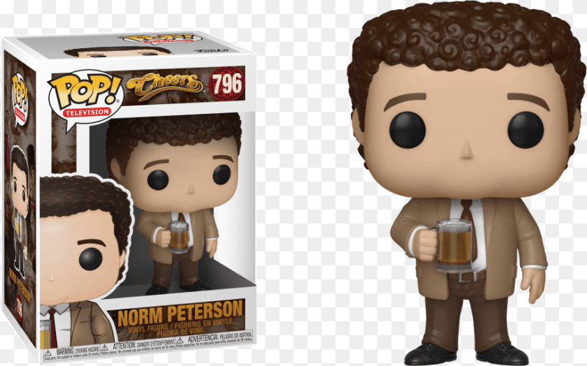 Cheers Funko Pop Norm, Baby, Person, Face, Head Sticker PNG