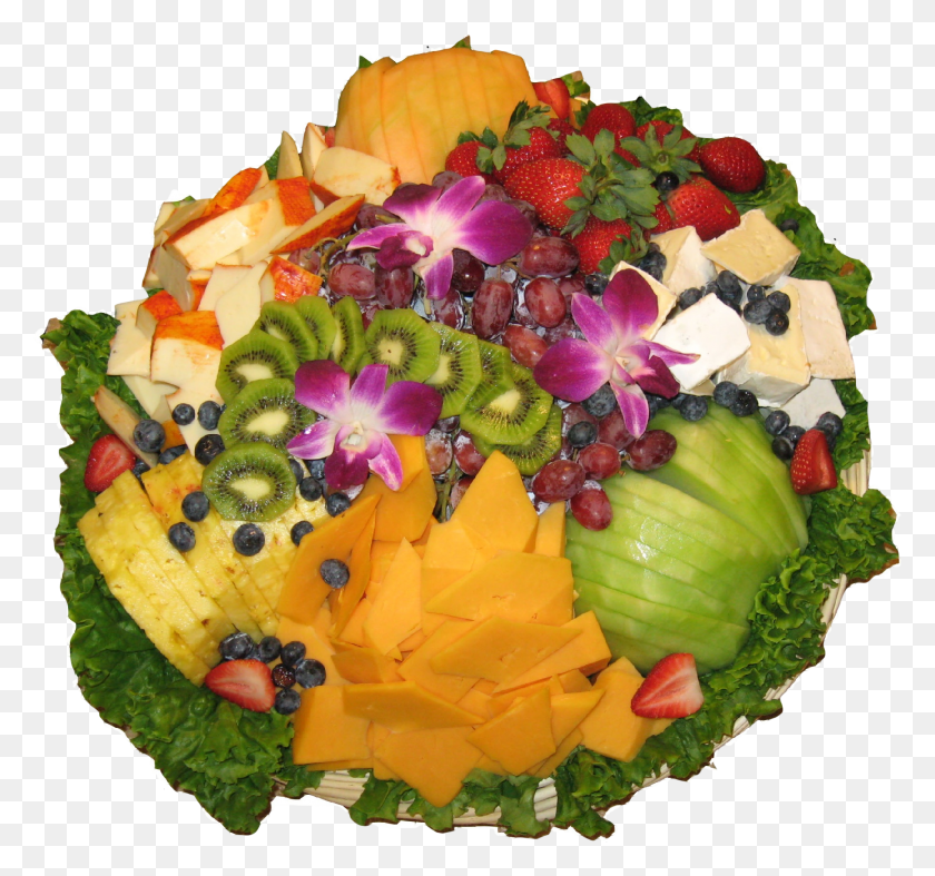 1807x1686 Cheese And Fruit Tray Clipped Rev HD PNG Download
