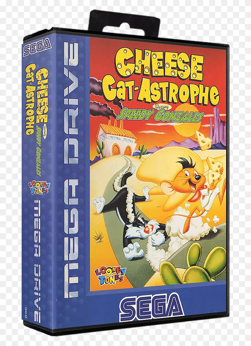 697x1097 Cheese Cat Astrophe Starring Speedy Gonzales Cheese Cat Astrophe Starring Speedy Gonzales Genesis, Angry Birds, Dvd, Disk HD PNG Download