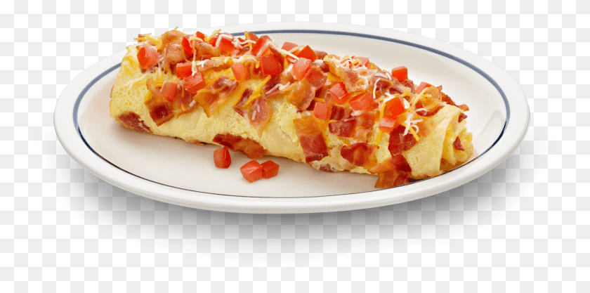 1401x643 Cheese Omelette Ihop Bacon Omelette, Food, Plant HD PNG Download