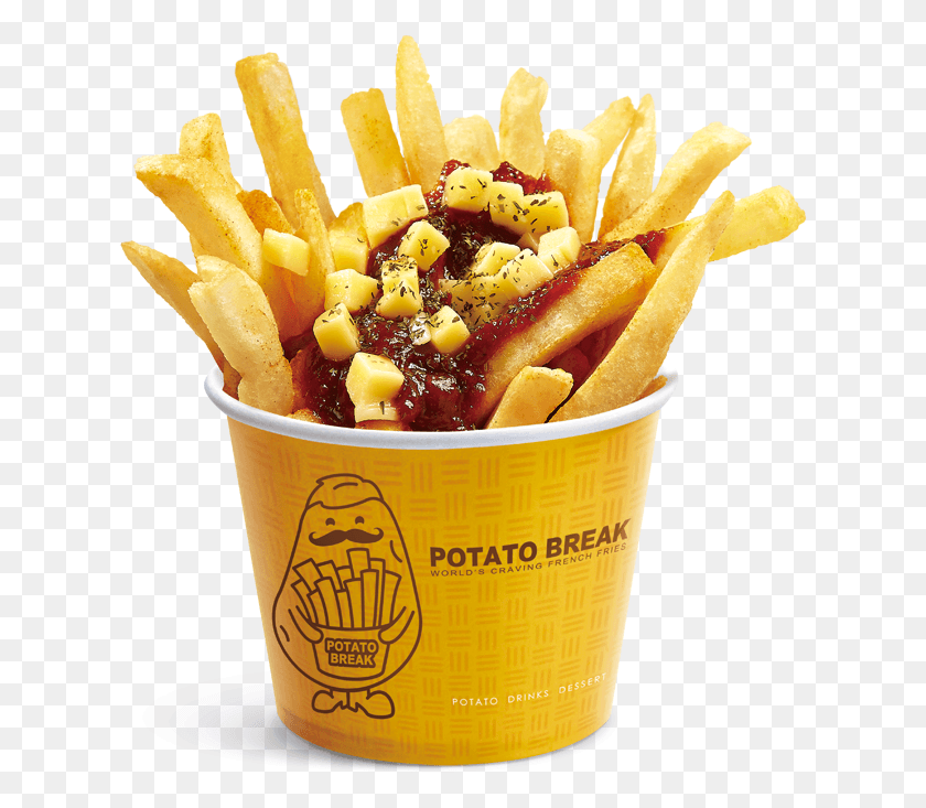 625x673 Cheese Pizza Fries French Fries, Food HD PNG Download