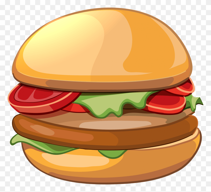 1575x1419 Чизбургер, Гамбургер, Картофель Фри, Иллюстрация, Вегетарианский Гамбургер, Гамбургер, Еда, Hardhat Hd Png Скачать