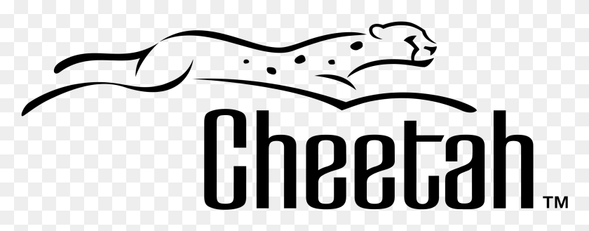 Cheetah Logo Black And White Cheetah Logo, Gray, World Of Warcraft HD PNG Download