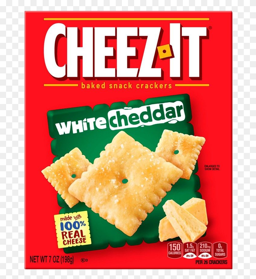 689x852 Cheez It Kelloggs Cheez It Crackers White Cheddar Oz Cheez It White Cheddar, Bread, Food, Cracker HD PNG Download