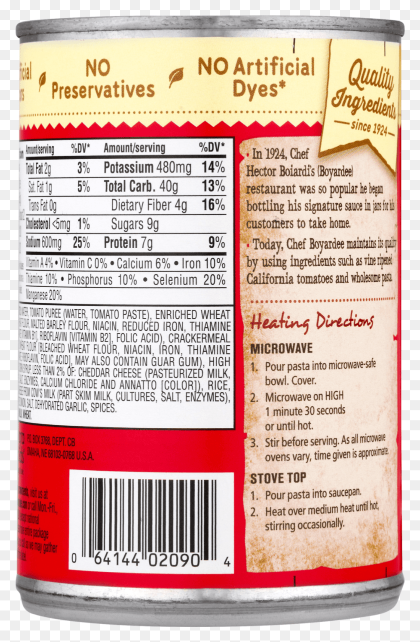 1021x1601 Chef Boyardee Cheese Ravioli In Tomato Sauce Packaging And Labeling, Label, Text, Advertisement HD PNG Download