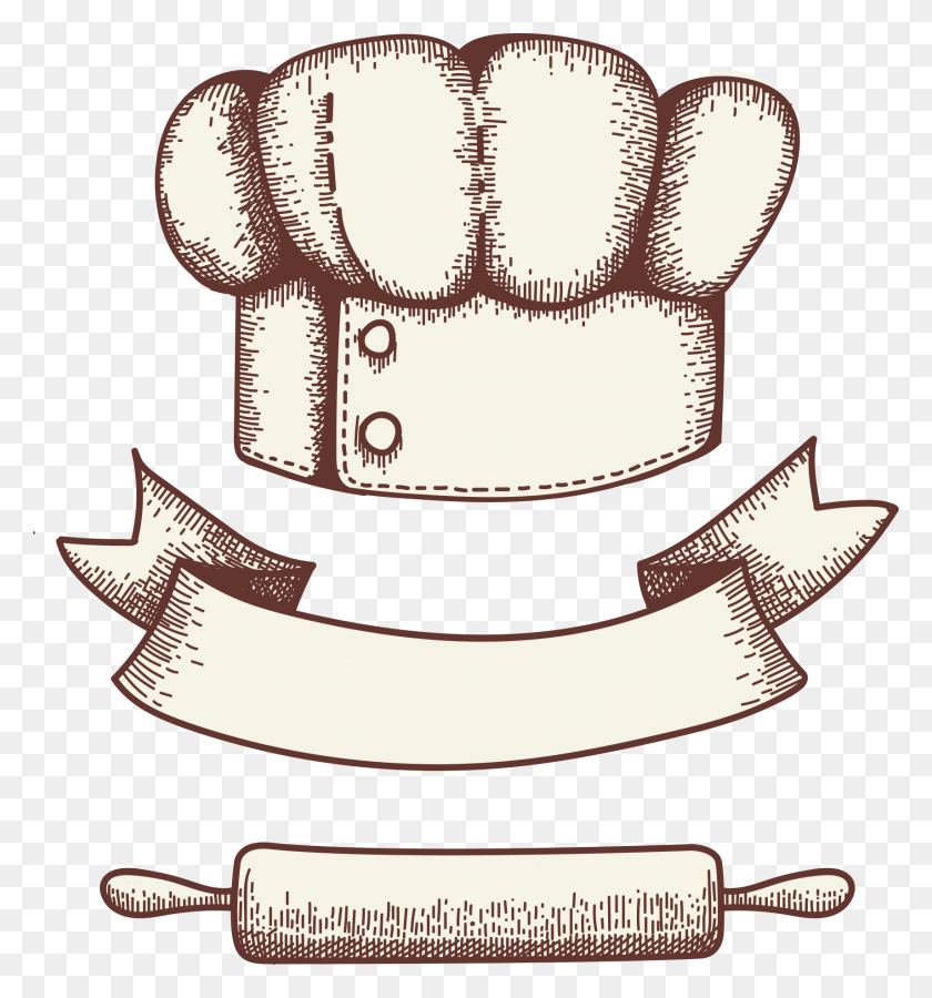 1712x1845 Chef Logo Bakery Logo Chefs Cómo Dibujar Manos Mano Cuando Es El Dia Internacional Del Chef, Text, Finger, Fist Hd Png